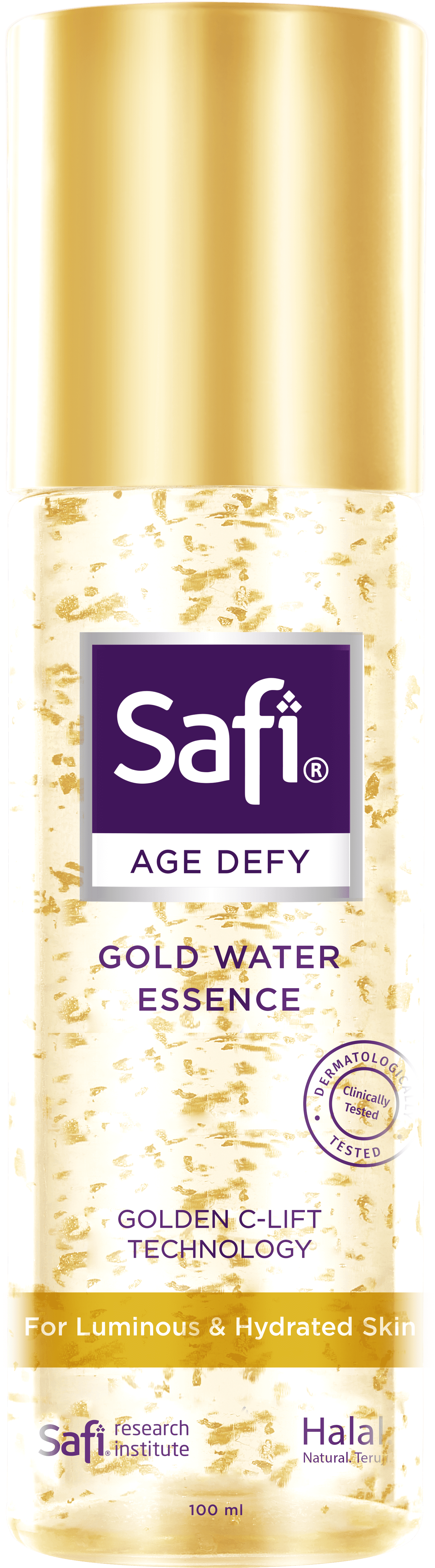 Skincare Halal Anti Aging Pembersih Wajah - Safi Age Defy Gold Water